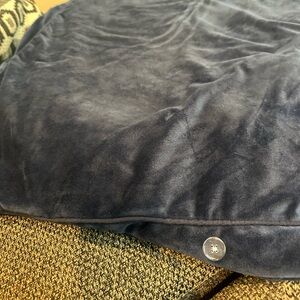 Navy Blue Chenille Duvet Cover